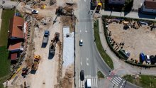 Pogledajte iz zraka kako napreduju radovi na novom ulazu u Zagreb