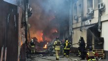 Masovni noćni napad na Kijev: Grad ostao bez struje, gorio neboder, ima ozlijeđenih