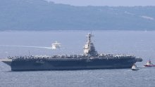 [FOTO] Najveći nosač aviona na svijetu doplovio do Splita: USS Gerald R. Ford opet u Hrvatskoj