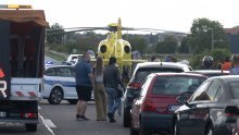 Težak sudar kod Brela: Motociklista nakon sudara s automobilom odvezao helikopter