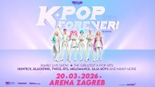 Međunarodni mega-show K-POP FOREVER! 20. ožujka u Areni Zagreb