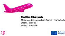 Hrvatski Telekom gradi 5G mrežu za tri pametne zračne luke u Hrvatskoj
