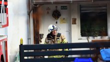 Gori Dom za starije u Karlovcu: Požar iz dimnjaka brzo se proširio