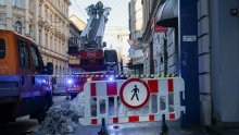 FOTO Komad fasade pao sa zgrade u središtu Zagreba