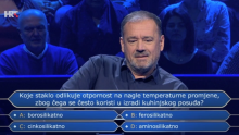 Natjecatelj odustao na 34.000 eura, a da je pogađao - pogriješio bi: Znate li odgovor na ovo pitanje?