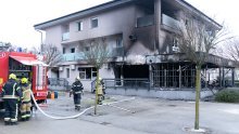 [FOTO/VIDEO] Buktinja u Zagrebu: Usred noći izgorjela pizzeria, vatra se probila do krova zgrade