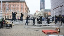 FOTO Pogledajte kako izgledaju pripreme za doček rukometaša u Zagrebu