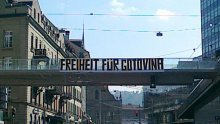Transparent podrške Gotovini u gradu Carle del Ponte