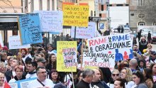 FOTO Veliki prosvjed u Zagrebu: 'Danas jedna medicinska sestra radi za dvije ili tri'