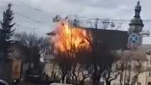 Pogledajte kako su Rusi iranskim dronom uništili crkvu u Lavovu pod zaštitom UNESCO-a