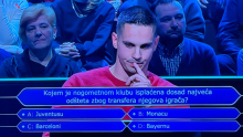Znate li odgovor na nogometno pitanje iz Milijunaša?