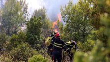 Palio travu da otjera vukove pa izazvao požar kod Šibenika