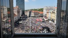 FOTO Završio veliki prosvjed u Zagrebu: Sindikati poslali jasnu poruku