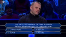 Uzbudljivo izdanje 'Milijunaša': Riječanin otvorio 13. pitanje, zaustavio se na sigurnih 18.000 eura