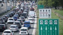 Gužve kod Lučkog prema moru, vjetar stvara probleme na Jadranskoj magistrali