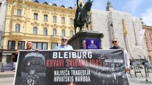 Desničari protiv proslave Dana oslobođenja Zagreba s transparentom koji je imao tipfeler