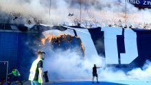 Procurila informacija: Evo kako je Torcida zapalila Boysima glavni transparent
