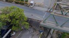 FOTO Ovako izgleda most koji se urušio na granici s BiH