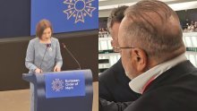 VIDEO Drama u Europskom parlamentu: Muškarac urlao na Maiu Sandu da je 'diktatorica'