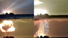 VIDEO Raketa Bezosove tvrtke eksplodirala tijekom testa: Vatrena kugla progutala lansirnu rampu na Floridi