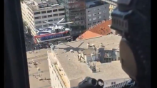 VIDEO Spektakularni prizori iz centra Zagreba: Specijalci vježbali desant na zgradu
