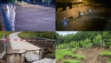 Apokalipsa na hrvatskoj granici: Na selo se sručila biblijska oluja, klizišta odnijela vinograde i mostove