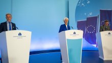 Vujčić uz Lagarde na prvoj konferenciji za medije ECB‑a nakon podizanja kamata