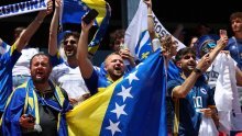 Tamnoputi navijač BiH privukao pozornost natpisom na svom dresu