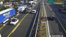 Kilometarska kolona nastala na cesti prema Zagrebu: Vozi se jednim trakom 40 km/h
