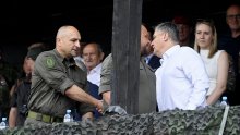 Krenula vojna vježba: Pogledajte susret Milanovića, Anušića i Kundida u Slunju