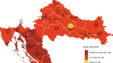 DHMZ objavio kartu koja pokazuje koliko je lipanj bio neuobičajen, samo jedan grad iznimka