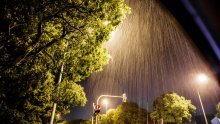 Kiša i snažan vjetar ohladile Varaždin i Međimurje, a onda se pojavila duga