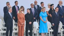 Umjesto haljine Olena Zelenska odabrala je genijalno odijelo u efektnoj nijansi