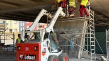 VIDEO Velika operacija na Zagrebačkoj aveniji: Pogledajte kako radnici podižu nadvožnjak