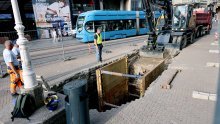 U samom centru Zagreba osvanula rupa i bageri: Evo što se gradi
