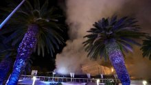 FOTO Požar u Splitu: Zapalila se kuhinja u restoranu, dim se proširio rivom