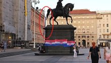 HDZ rekao da na Jelačić placu nema hrvatske zastave. Ova fotografija pokazuje drugačije
