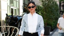 Zaboravite dosadna poslovna izdanja: Monica Barbaro ima savršenu formulu za chic uredski outfit