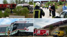 Sudar vlakova kod Križevaca, 20 ozlijeđenih. Šef vatrogasaca: Spriječili smo velik požar