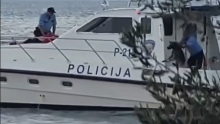 Policajac bacio psa u more!? Oglasio se MUP: 'Pustili smo ga'