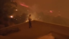 VIDEO Strašni prizori u Lokvi Rogoznici: Vatra došla do kuća