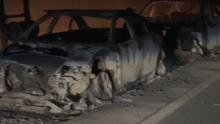 FOTO Katastrofa u Stanićima: Izgorio niz automobila, neki su ostali nasred ceste