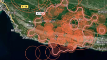 Sateliti otkrili razmjere požara: U tri sata evidentirano je 200 žarišta!