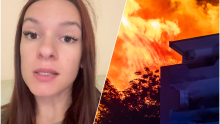 Influencerica u zadnji čas sa sinom pobjegla od vatre: 'Mene je sam Bog probudio'