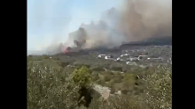 VIDEO Gori iznad Primoštena: U pomoć stigli i kanaderi