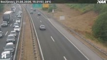 Kaos na A1: Zapalila se kamp kućica, kod Bosiljeva kolona od 11 kilometara