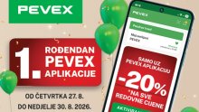 PEVEX slavi prvi rođendan aplikacije: Aktiviraj kupon i ostvari 20% popusta