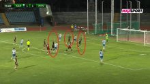 Pogledajte spornu situaciju iz koje je Karlovac zabio gol, a igrače Hrvaca bacila u očaj