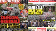 Pogledajte kako su srpski mediji popratili Mladićev sprovod: 'Veličanstven ispraćaj đenerala'