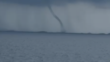 VIDEO Spektakularan prizor na Jadranu: Pijavica se pojavila između Dugog otoka i Kornata